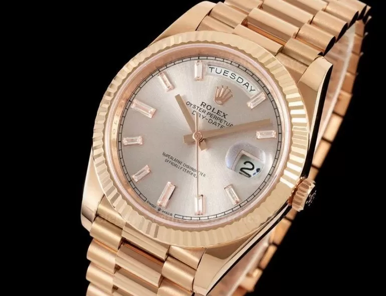 DayDate 228235 40mm RG/RG Silver/Dia RCF VR3255 (Gain Weight)
