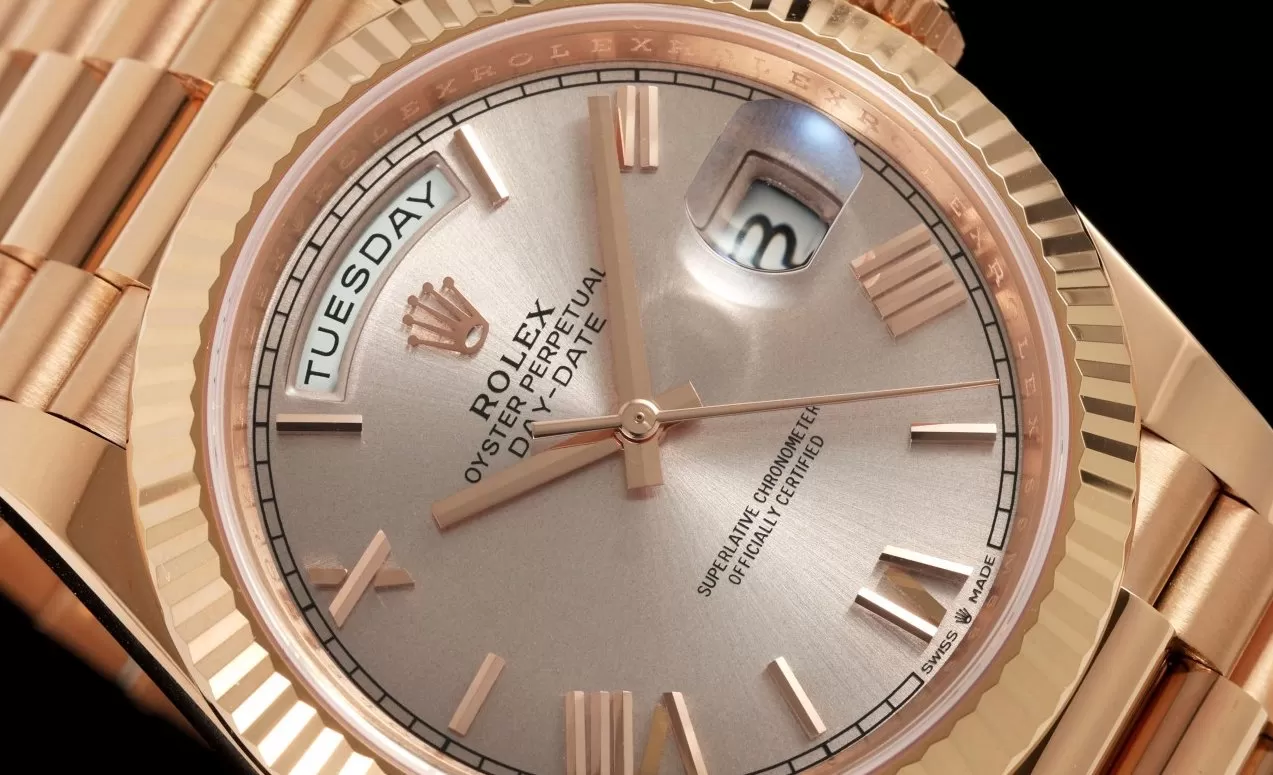 DayDate 228235 40mm RG/RG Sundust/Rmn RCF VR3255 (Gain Weight) - Image 3
