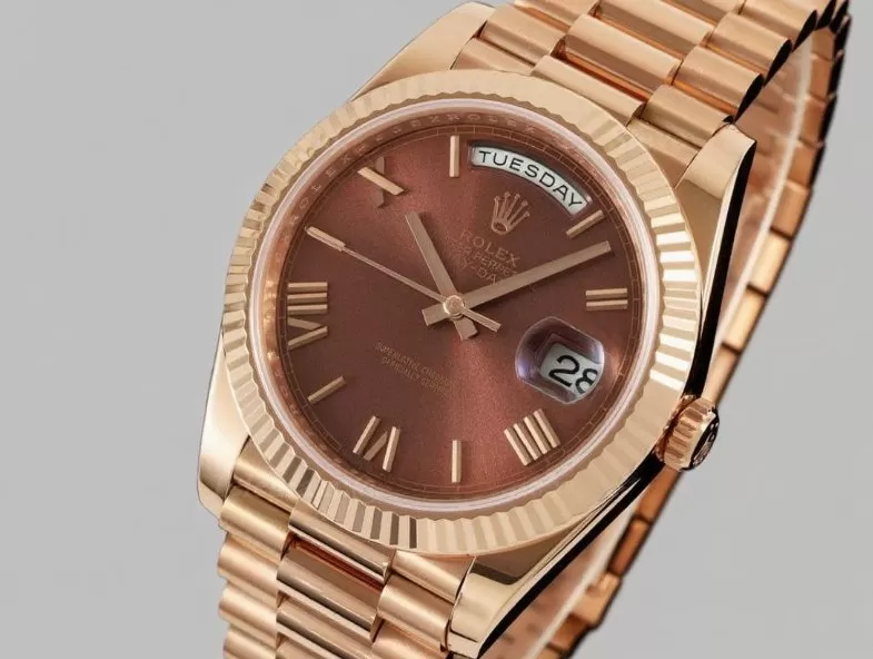 DayDate 228235 40mm RG/RG Brown/Rmn RCF VR3255 (Gain Weight)