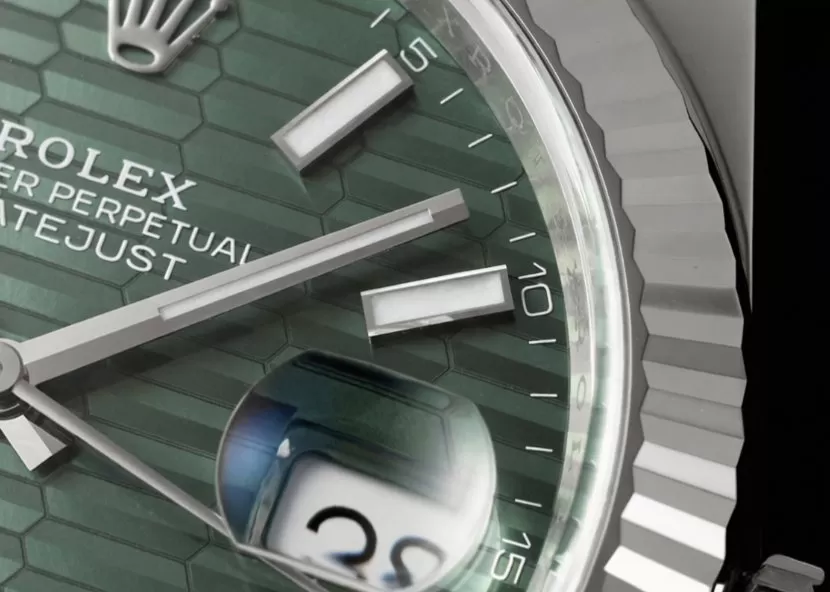 Datejust 126334 41mm Jub SS/SS Green Textured/Stk VF DD3235 - Image 4