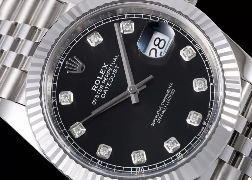 Datejust 126334 41mm Jub SS/SS Black/Dia VF DD3235 - Image 4