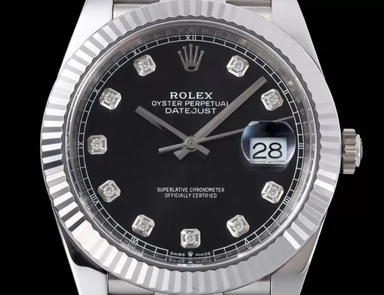 Datejust 126334 41mm Jub SS/SS Black/Dia VF DD3235 - Image 2