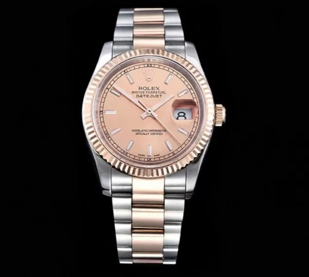 Rolex - DateJust Mens 36mm RG/SS Rose Gold BP Asia 2836
