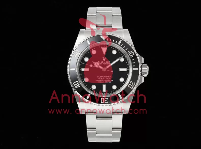 Submariner 124060LN No Date 41mm SS/SS Black Dial VF DD3230