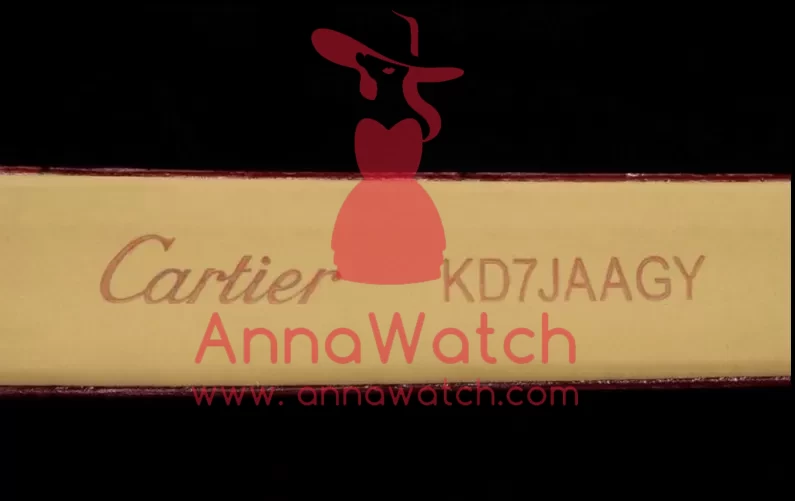 Baignoire Ladies 31mm Dia Red RG/LE White Dial AF Quartz - Image 15