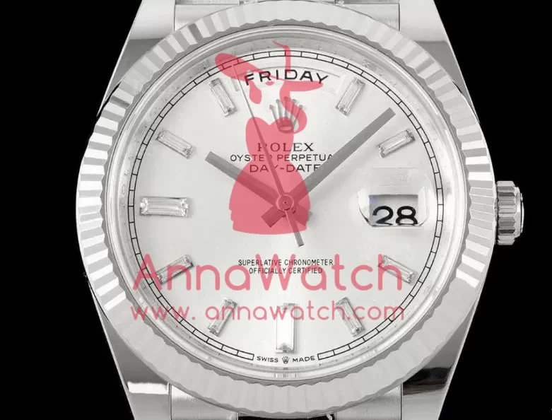 DayDate 228239 40mm SS/SS Silver/Dia THBF V3 SH3255(Tungsten Heavy Version) - Image 2