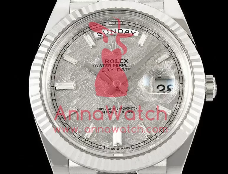 DayDate 228239 40mm SS/SS Meteorite dial THBF V3 SH3255 (Tungsten Heavy Version) - Image 2