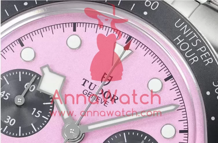 Black Bay Chrono 41mm SS/SS Pink Dial ZF A7750 - Image 4