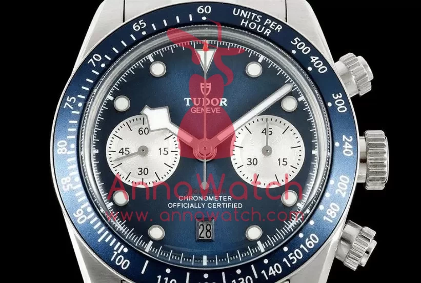 Black Bay Chrono 41mm SS/SS Blue Dial BLSF A7750 - Image 2