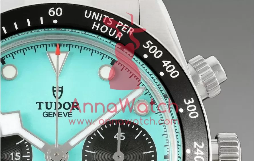 Black Bay Chrono 41mm SS/SS Tiffany Blue Dial ZF A7750 - Image 4