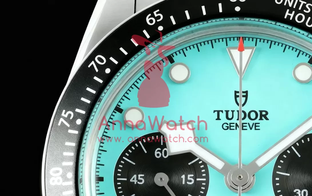 Black Bay Chrono 41mm SS/SS Tiffany Blue Dial ZF A7750 - Image 3