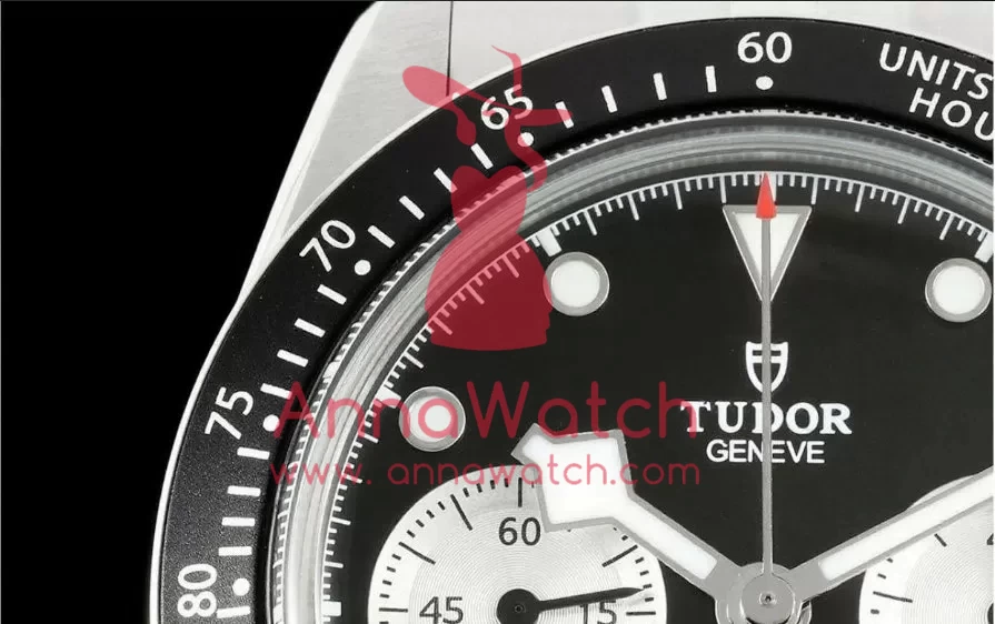 Black Bay Chrono 41mm SS/SS Black/Wht Dial ZF A7750 - Image 3