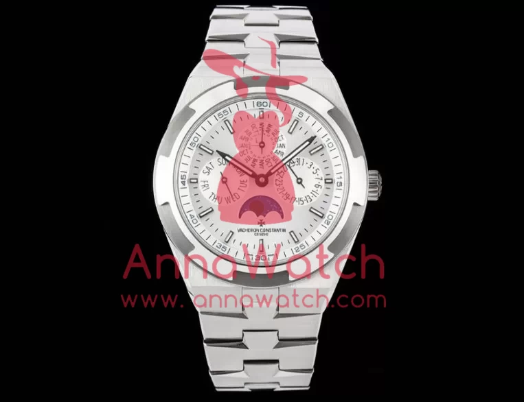 Overseas Perpetual Calendar 4300V SS/SS White/Stk 8F A1120 - Image 2
