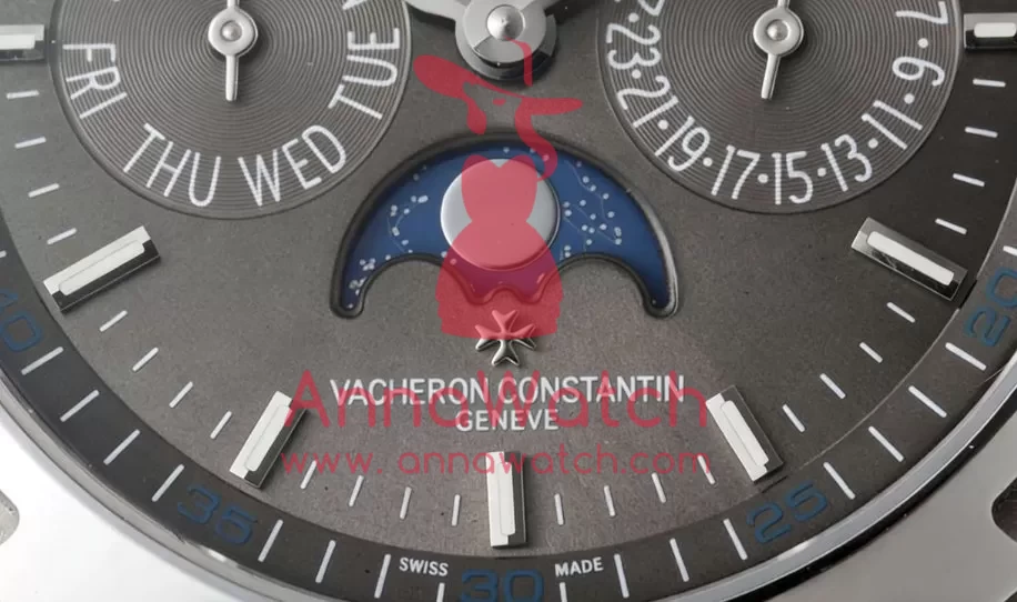 Overseas Perpetual Calendar 4300V SS/SS Grey/Stk 8F A1120 - Image 4