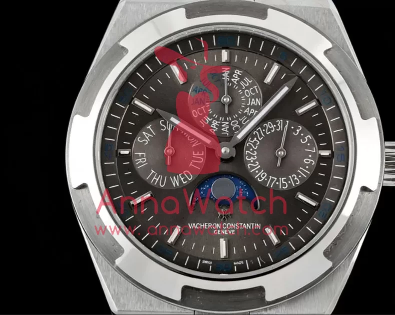 Overseas Perpetual Calendar 4300V SS/SS Grey/Stk 8F A1120 - Image 3