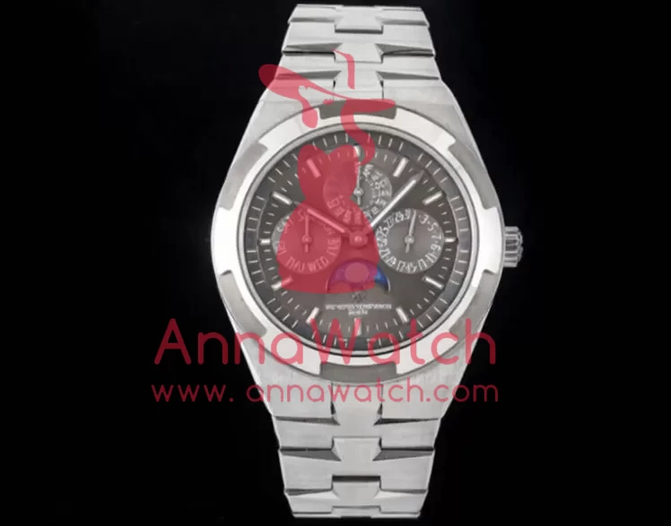 Overseas Perpetual Calendar 4300V SS/SS Grey/Stk 8F A1120 - Image 5