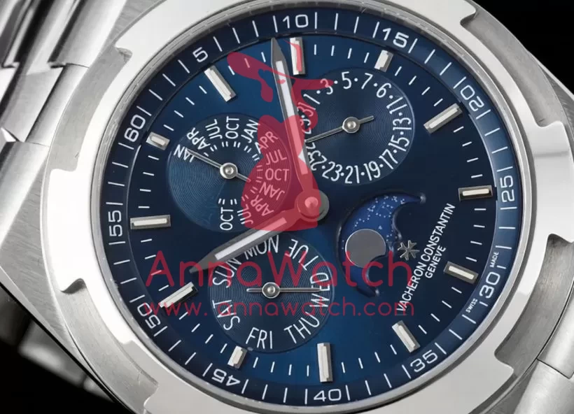 Overseas Perpetual Calendar 4300V SS/SS Blue/Stk 8F A1120 - Image 5