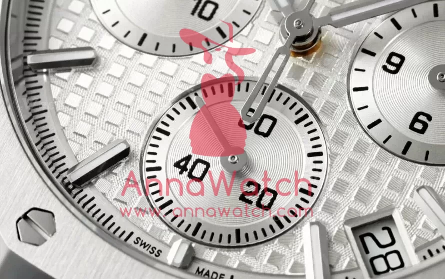 Royal Oak Chrono 26240 41mm SS/SS White Dial TOPF DD4401 Super Clone - Image 5