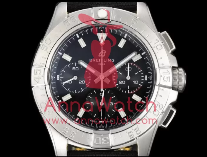 Avenger B01 Chrono 44mm SS/NY Black Dial BLSF Cal.01 - Image 3