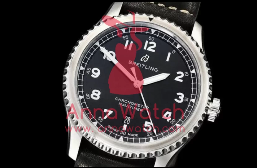 Navitimer 8 Automatic 41 A17314 SS/LE Black ZF A2824 - Image 2