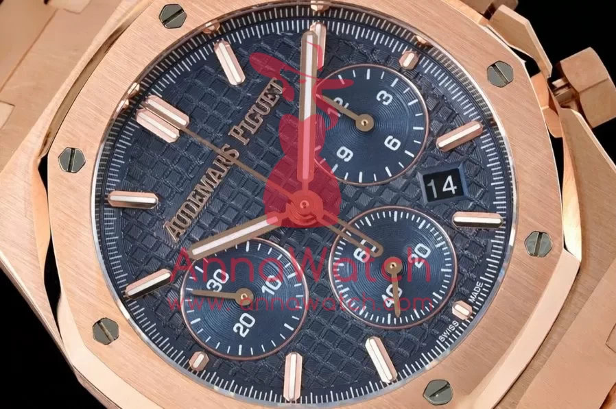Royal Oak Chrono 26240 RG/RG Blue/Stk BF A7750 - Image 3