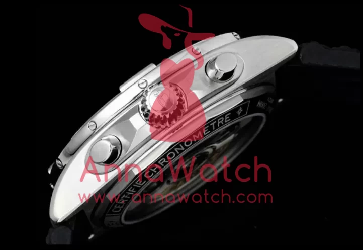 Chronomat B01 42MM RG Silver Dial on Rouleaux Rubber Strap TF A7750 - Image 5