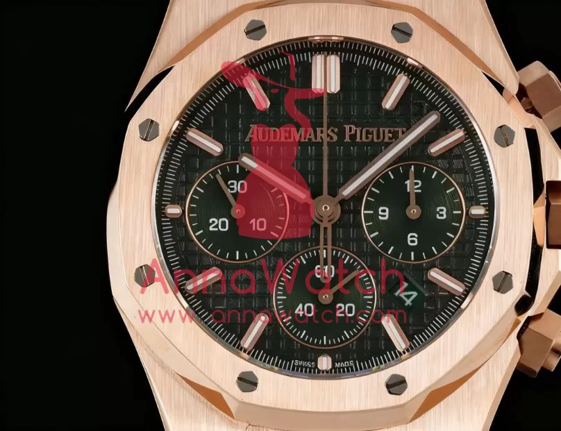Royal Oak Chrono 26240 RG/RG Green/Stk BF A7750 - Image 2