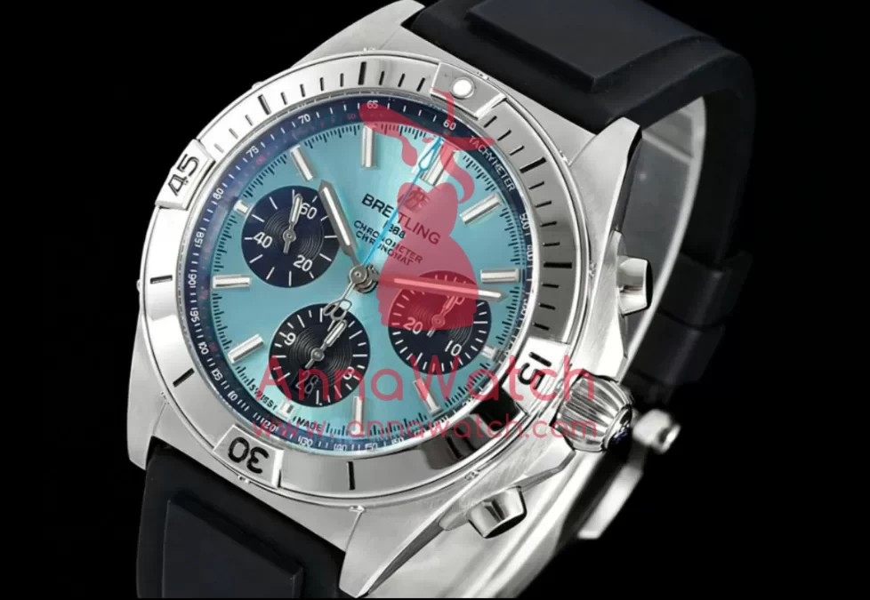 Chronomat B01 42MM SS/RU Ice Blue/Blk TF A7750