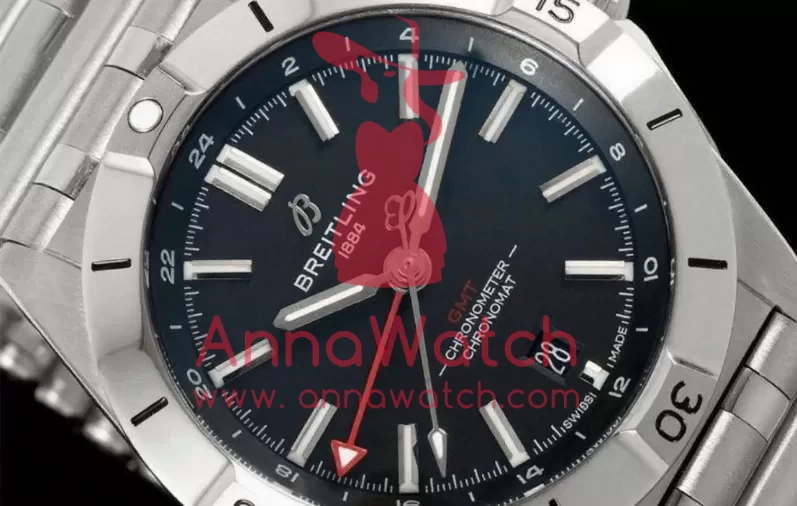 Chronomat GMT 40mm SS/SS Black Dial BLSF A2836 - Image 4