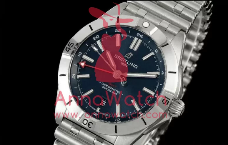 Chronomat GMT 40mm SS/SS Blue Dial BLSF A2836
