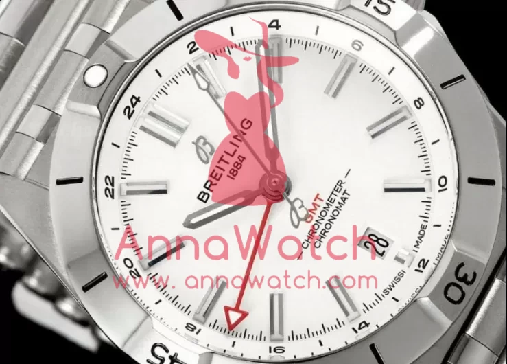 Chronomat GMT 40mm SS/SS White Dial BLSF A2836 - Image 4