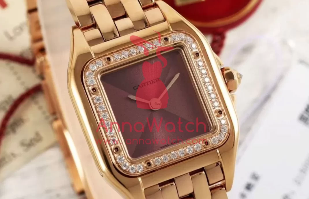 Panthere Secrete De Ladies 22mm Dia RG/RG Brown Dial AF Quartz - Image 3