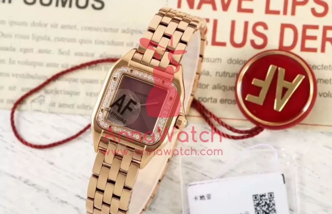 Panthere Secrete De Ladies 22mm Dia RG/RG Brown Dial AF Quartz - Image 4