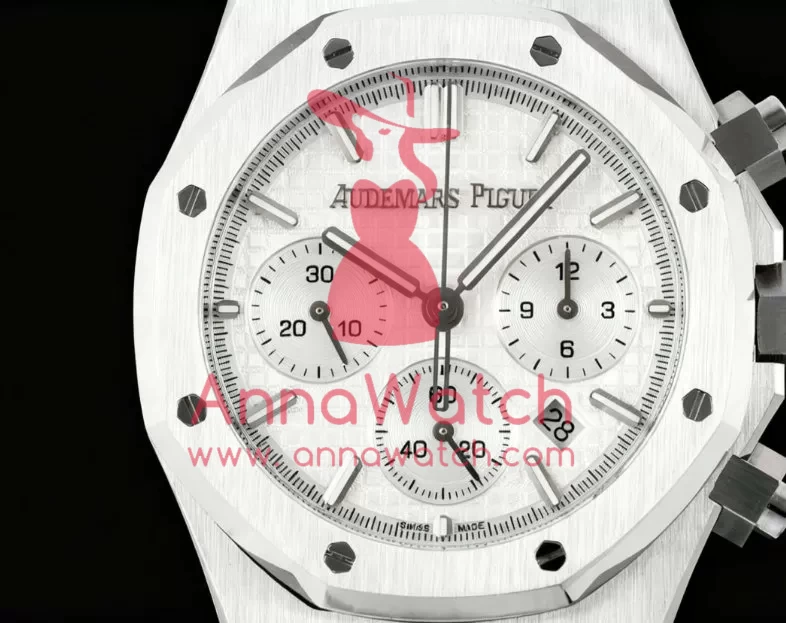 Royal Oak Chrono 26240ST 41mm SS/SS White/Stk BF A7750 - Image 2