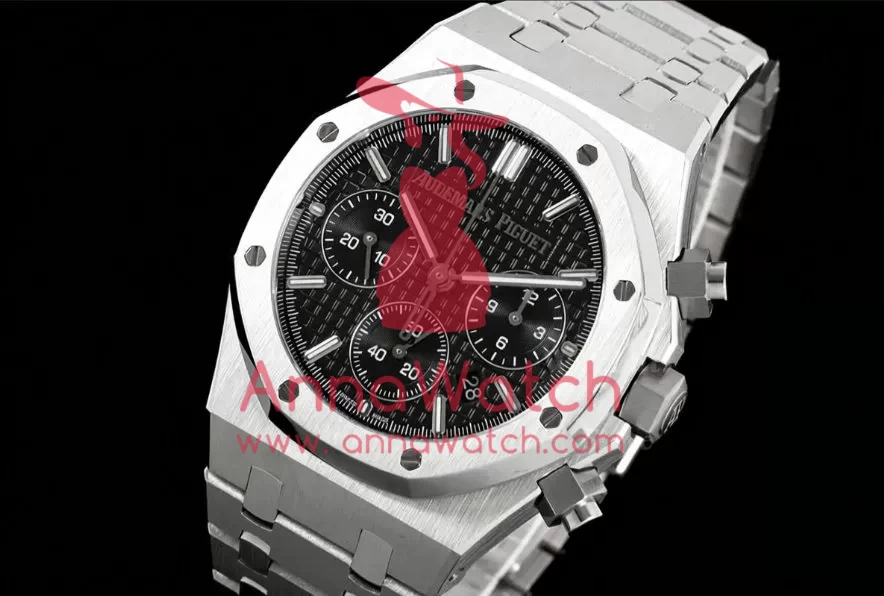 Royal Oak Chrono 26240ST 41mm SS/SS Black/Stk BF A7750
