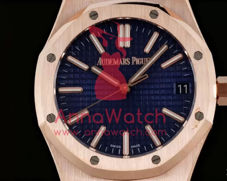 Royal Oak 15510 41mm RG/RG Blue/Stk BF A4302 - Image 3