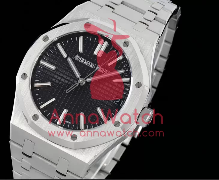Royal Oak 15510 41mm SS/SS Black/Stk BF A4302