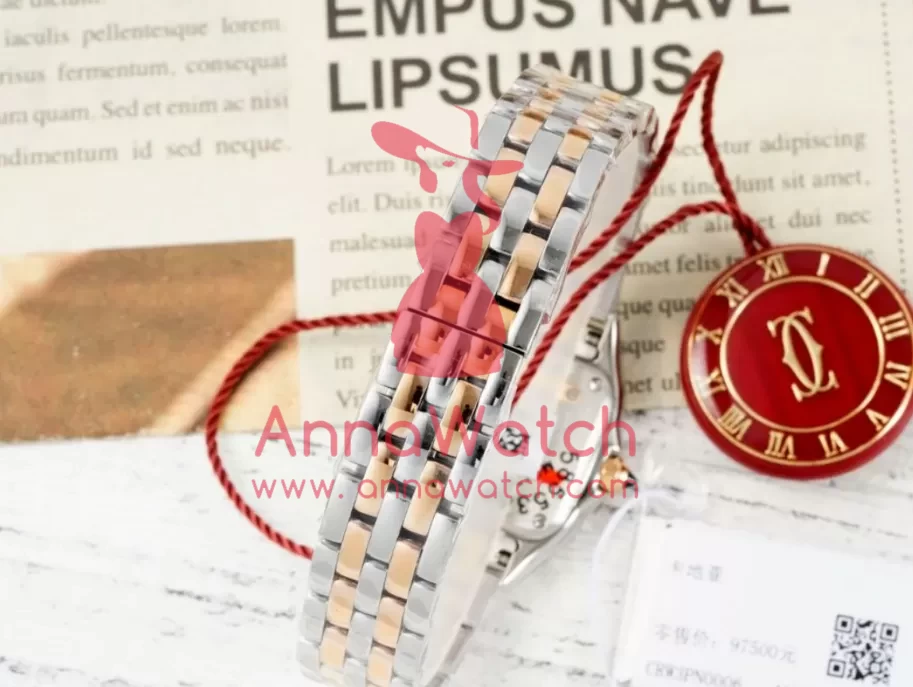 Panthere Secrete De Ladies 22mm Dia SS/RG Diamonds Dial AF Quartz - Image 9