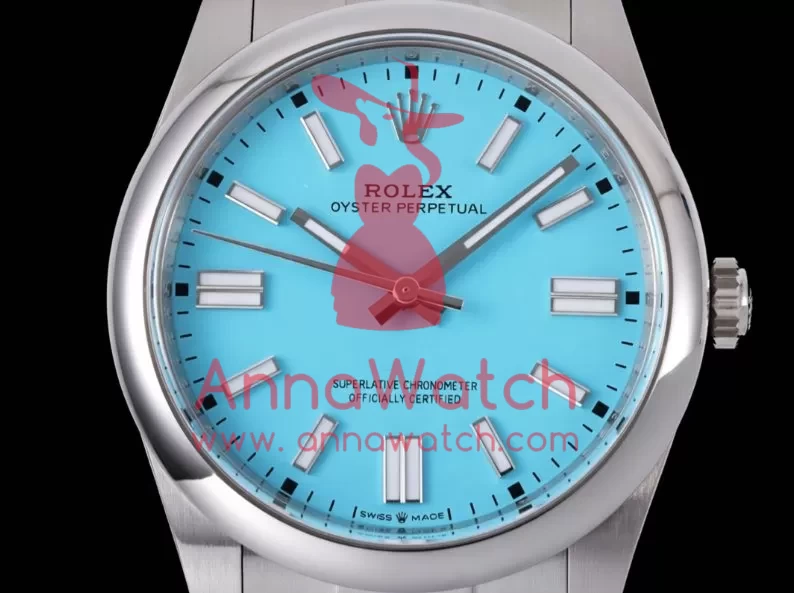 Oyster Perpetual 124300 41mm SS/SS Tiffany Dial VF DD3230 - Image 4