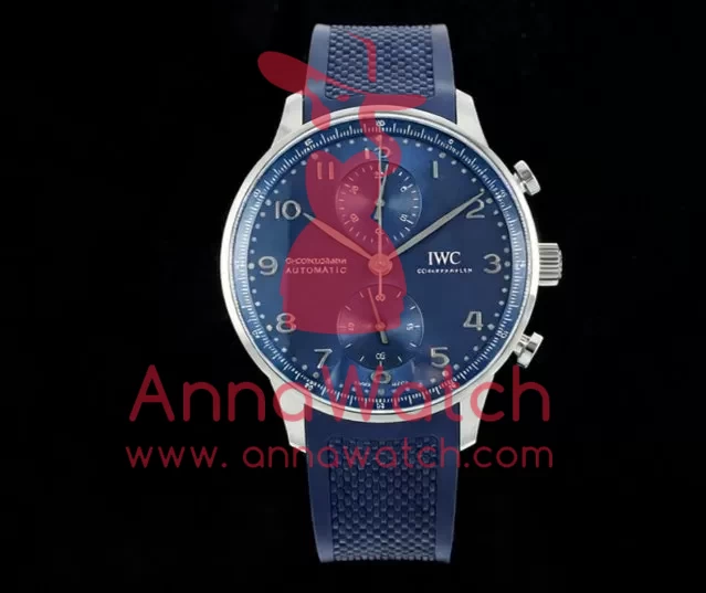 Portuguese Chrono 41mm SS/RU Blue Dial Z+F A69355