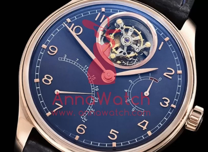 IWC - Portugieser Mystere Tourbillon RG/LE Blue YLF Tourbillon