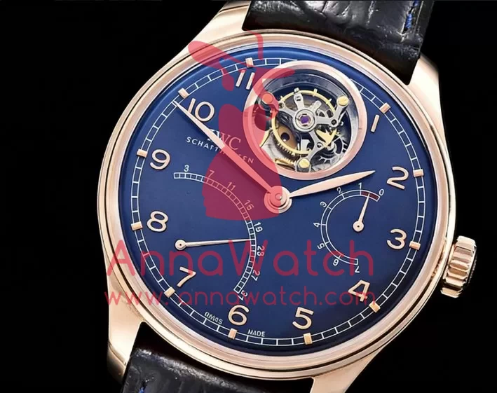 IWC - Portugieser Mystere Tourbillon RG/LE Blue YLF Tourbillon - Image 4