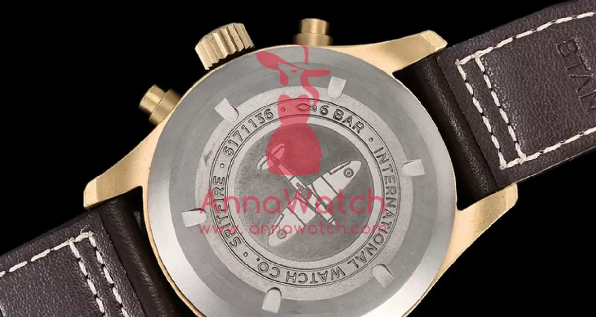 IWC - Pilot Chrono Spitfire IW387902 Brz BR/LE Grn ZF A7750 - Image 7