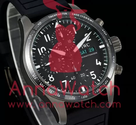 Pilot Chrono 41mm 2023 TI/RU Black/Num BLSF A7750 Mod - Image 2