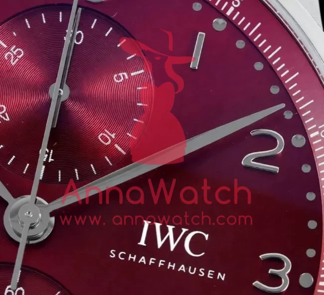 Portuguese Chrono 41mm Red Dial On Black Strap SS/LE V6SF A69355 - Image 4