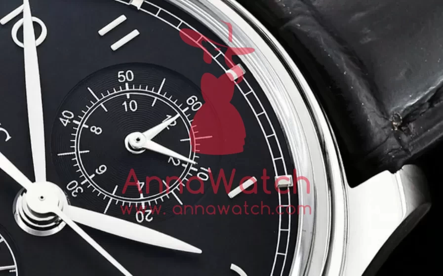 IWC - Portugieser Chronograph Classic SS/LE Black YLF A7750 - Image 7