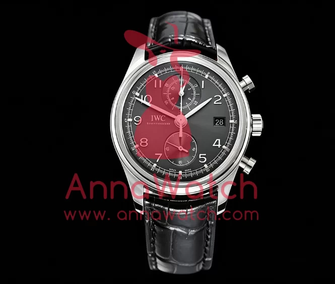 IWC - Portugieser Chronograph Classic SS/LE Grey YLF A7750 - Image 2