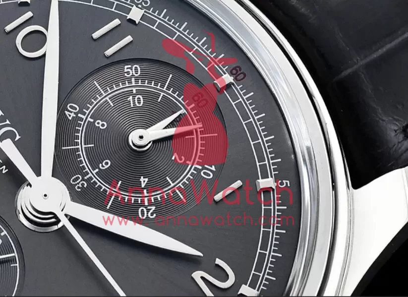 IWC - Portugieser Chronograph Classic SS/LE Grey YLF A7750 - Image 5