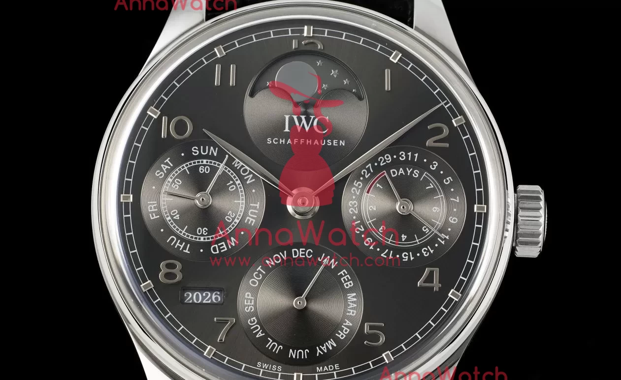 Portugieser Perpetual Calendar 5033 44mm SS/LE Dark Gray/Num APSF A51613