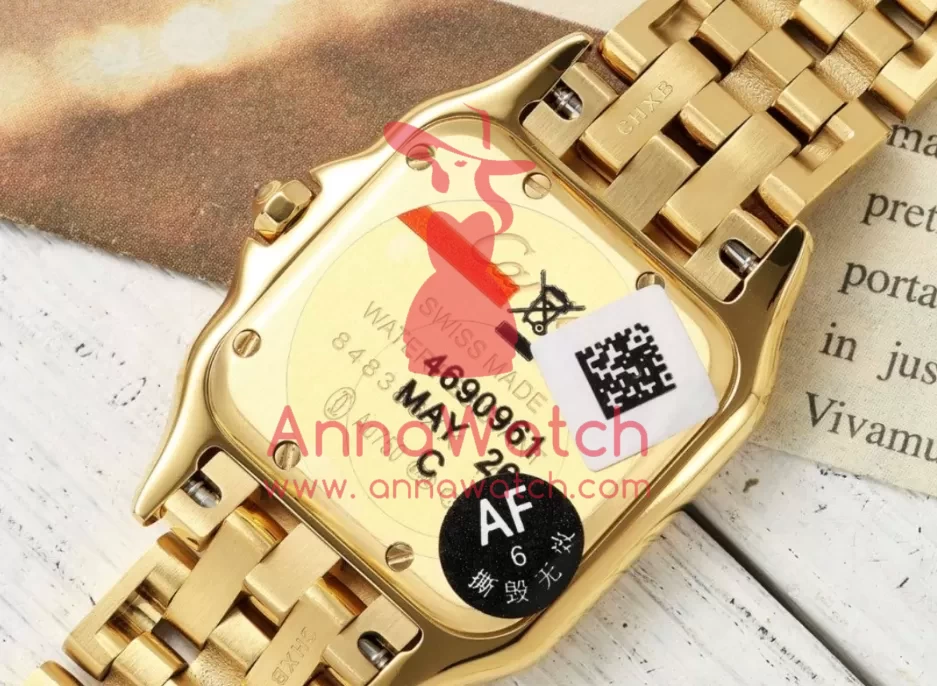Panthere Secrete De Ladies 22mm Dia YG/YG Green Dial AF Quartz - Image 9